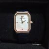 Used EMPORIO ARMANI Women's Watch Octagon Navy Emporio Armani Watch Analog Leather AR11466