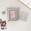 Hanging Decoration Photo Photocard Frame With Heart Keychain Card Protective Case  Girls Gift