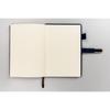 Gift Set: Elegant, Navy Blue A5 Lined Notebook and Pen with Black Refill - Peterson