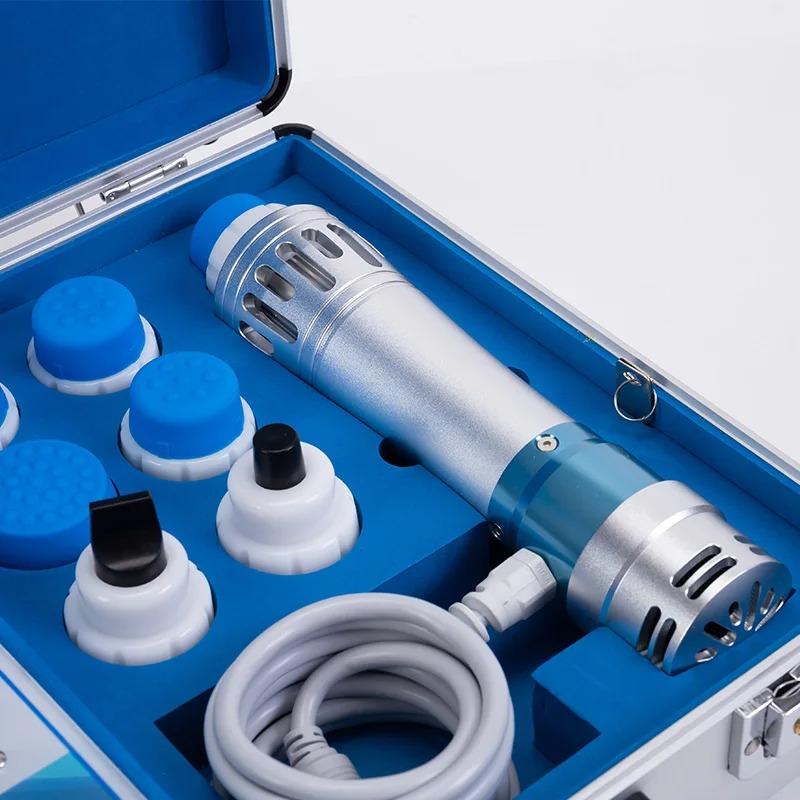 Muscle Massager Shockwave Machine 7 Heads Lattice Ballistic Shock Wave Silicone Heads Portable Home Sports Recovery Ergonomic Design