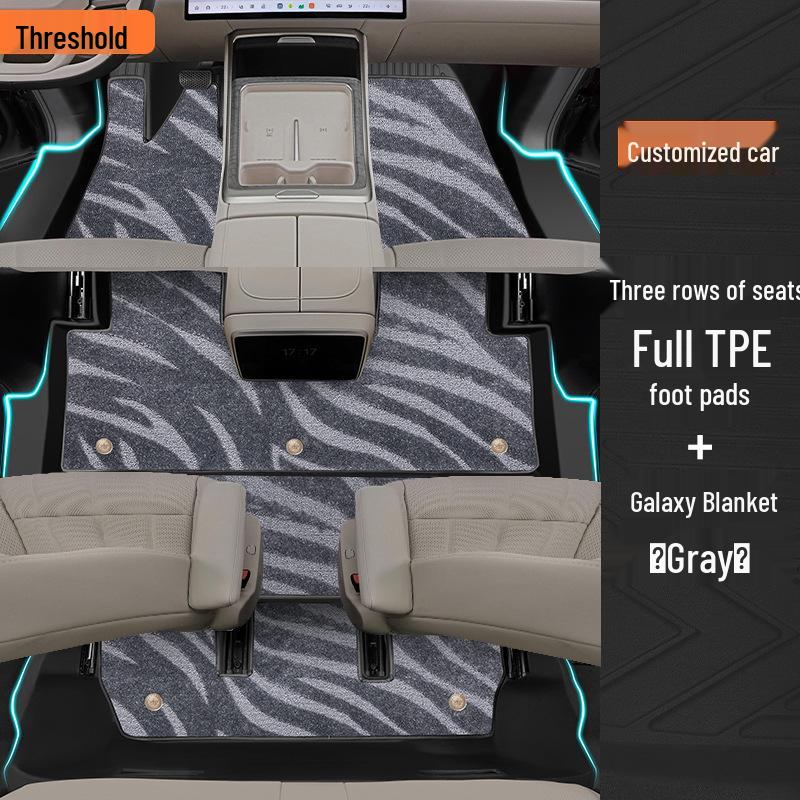 2025 Lydo L90 Special TPE Full Coverage Floor Mats for Six-Seven Seat Cars
