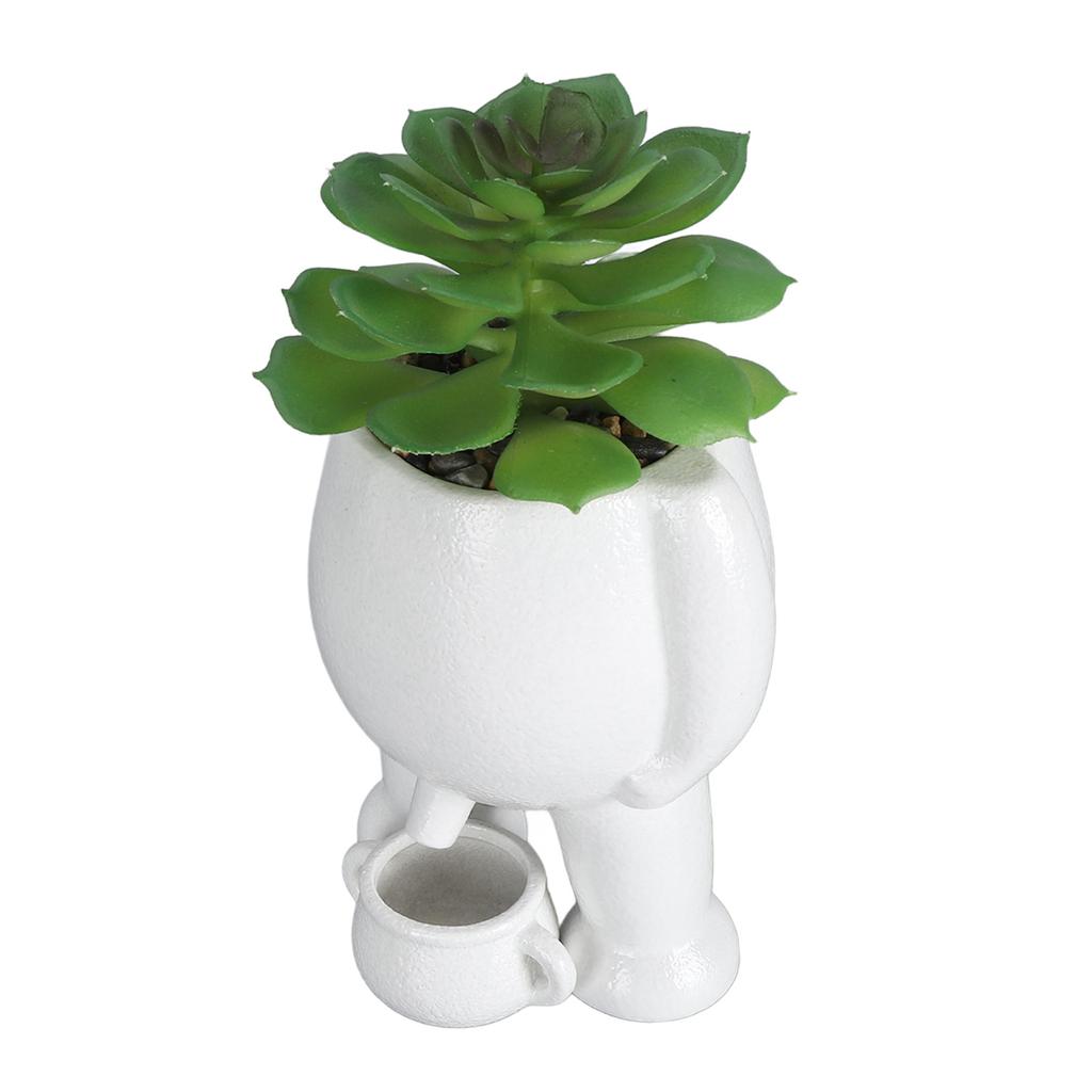 Vaso da Fiori in Ceramica Simulazione Innovativa Uomo Piccolo Urina Decorazione Vaso per Scrivania