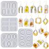 Versatile Epoxy Resin Mold for Necklace Key Chain Pendants Trendy Round and Geometric Shaped Accessories Making Moulds