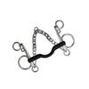 Reliable Horse Bit with Curb Hooks Chain Harness for Effective Training