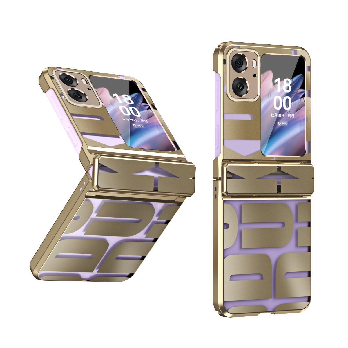 

For Oppo Find N2 N3 Flip 5G Cover New Tidal current Plating Hinge phone Protector Case For Oppo Find N 2 Flip Folding Case Capa Oppo Find N2 Flip