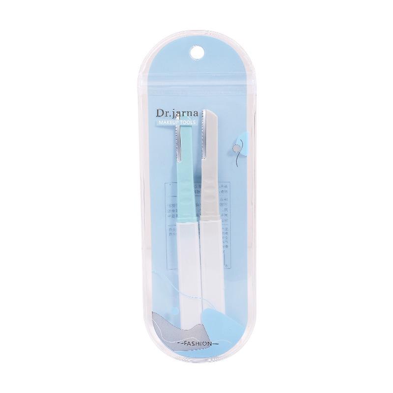 Tijiana 2-Piece Retractable Safety Eyebrow Razor - Sharp, Anti-Scratch Design for Easy Hair Removal