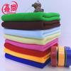 Microfiber Compressed Towel Creative Compressed Towel Plain Color Abraded Water Absorbent Cut Fleece Face Towel