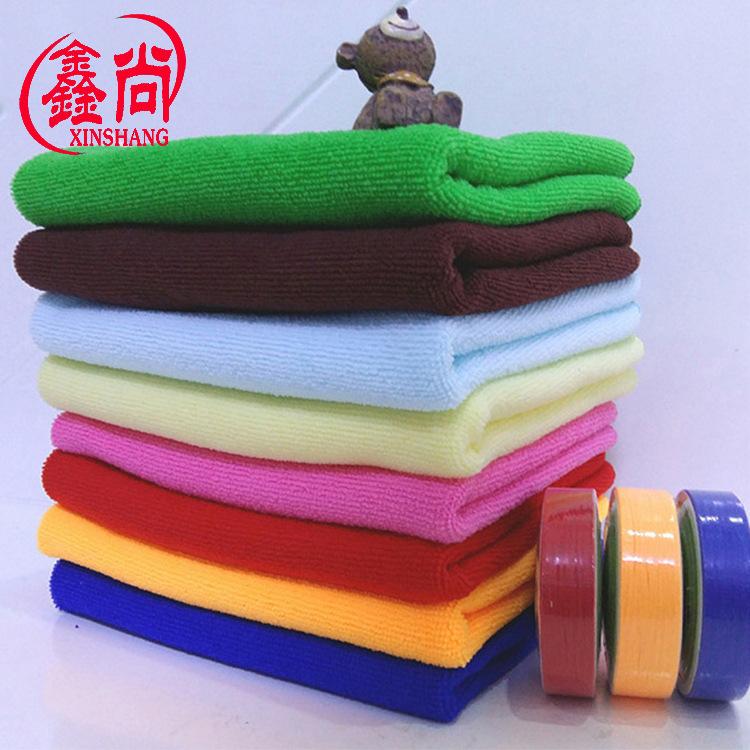Microfiber Compressed Towel Creative Compressed Towel Plain Color Abraded Water Absorbent Cut Fleece Face Towel