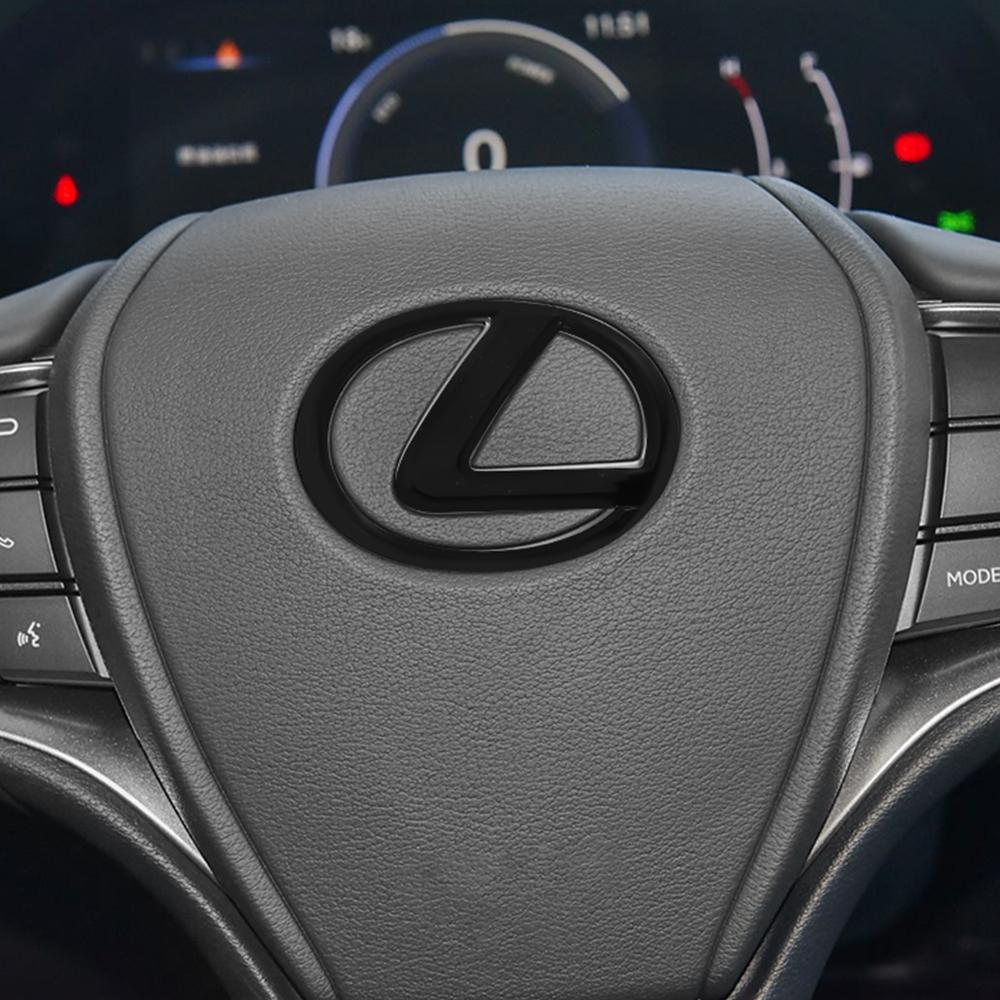 AASC1 Car Interior Steering Wheel Emblem Badge Covers Decor For Lexus F SPORT IS250 IS200 CT200h GS300 LS430 RX450h LX570 IS300 ES300h
