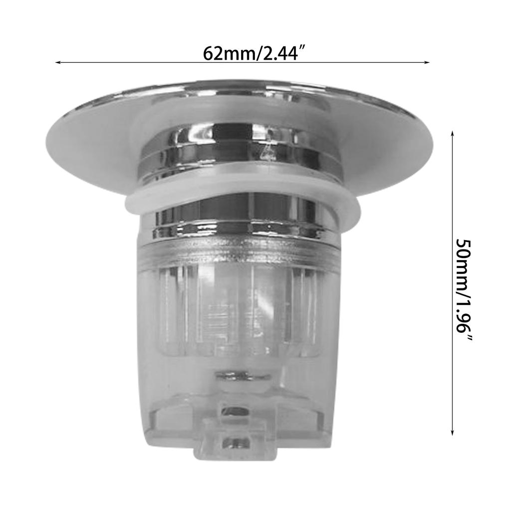New Bathroom Sink Drain Stopper PopUp Sink Drain Filter Prevent Clogging Strainer Deodorizer Core Easy Install