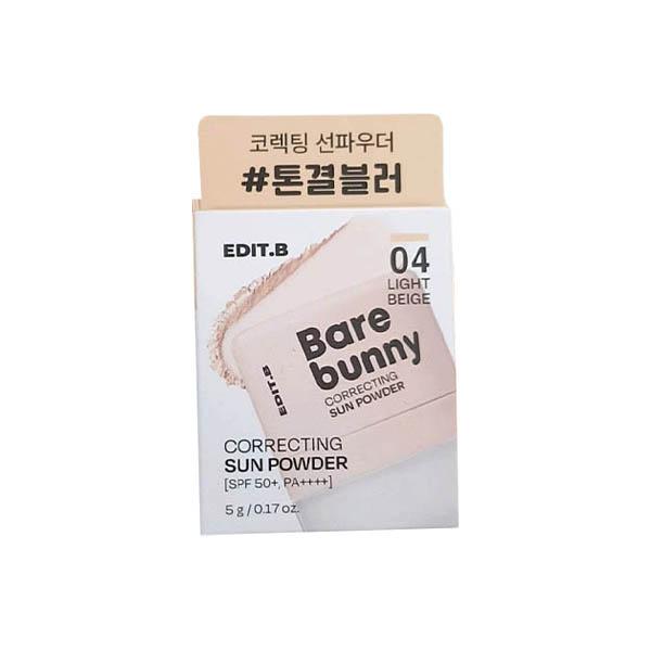 Edit B Bare Bunny Correcting Sun Powder 04 Light Beige 5g