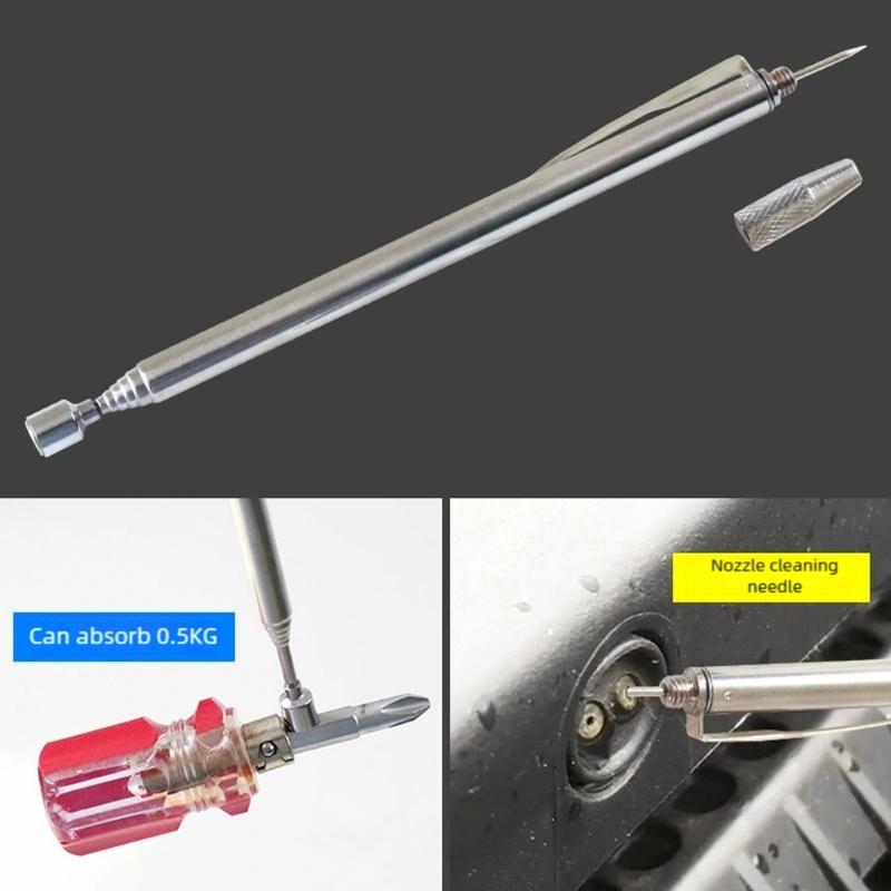 Ausrichtungswerkzeug für Scheibenwischdüsen mit magnetischem Greifer, Autoreinigungsgerät zur schnellen Teilebergung