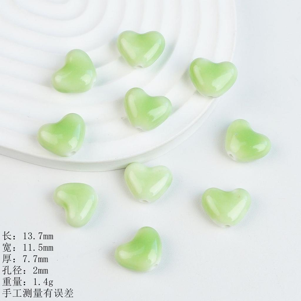 Love beads loose beads accessories ceramic bracelets handmade DIY material manufacturers