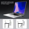 1 Pair Mini Legs For Notebook Computer Abs Base Support Tools Laptop Stand Radiator For Keyboard Holder Portable
