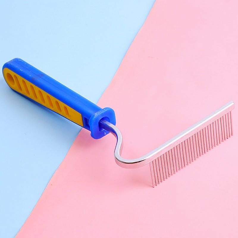 Dog Comb Dogs Rake Brush Stainless Steel Combs for Dogs Hair Knot Cleaning Dog Grooming Brush Pet Hair Remover Massage Cat Comb