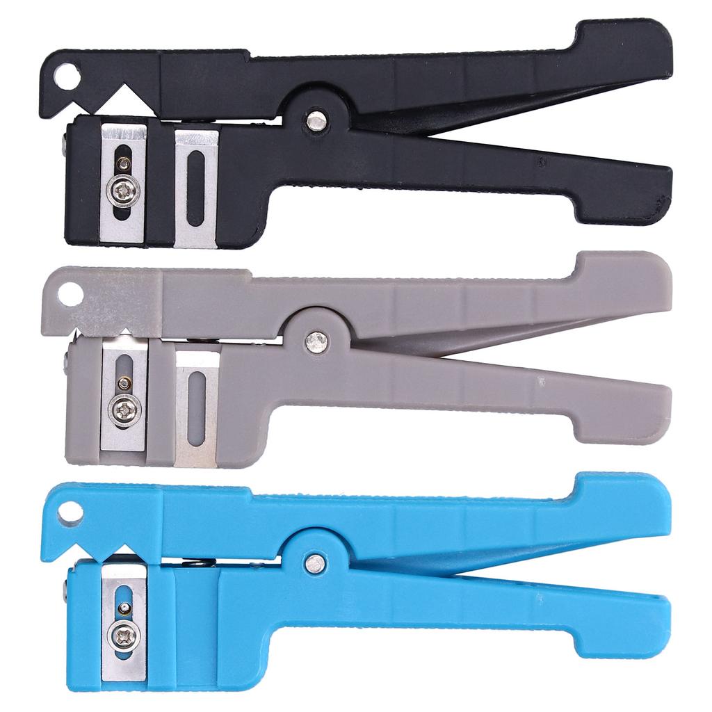 3pcs Fiber Optic Stripper Coaxial Cable Crimper Cable Wire Stripping Coaxial Cable Stripper