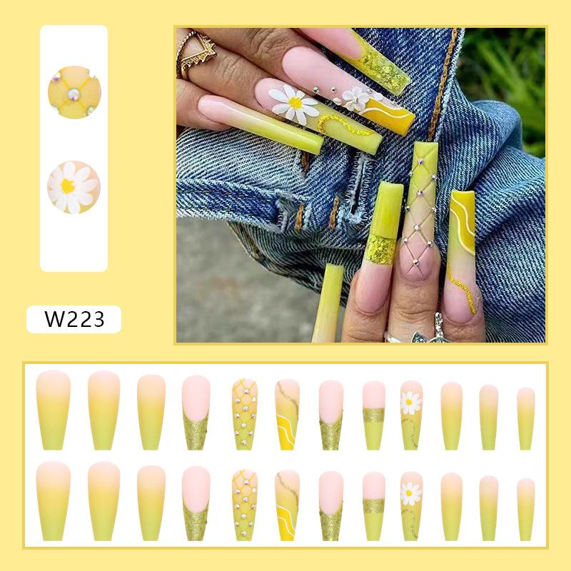 Wear Armor 24 Pieces Combination 00 Nail Art Pieces European and American Style Press On Nails
