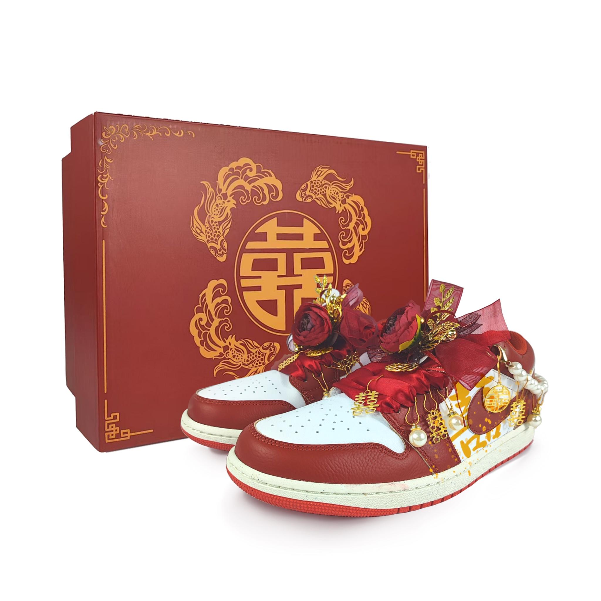 

Jordan Air Jordan 1 Abrasion Resistant Low top Vintage Basketball Shoes Women s White Red FJ3465-160(Team352-SBOX) 39