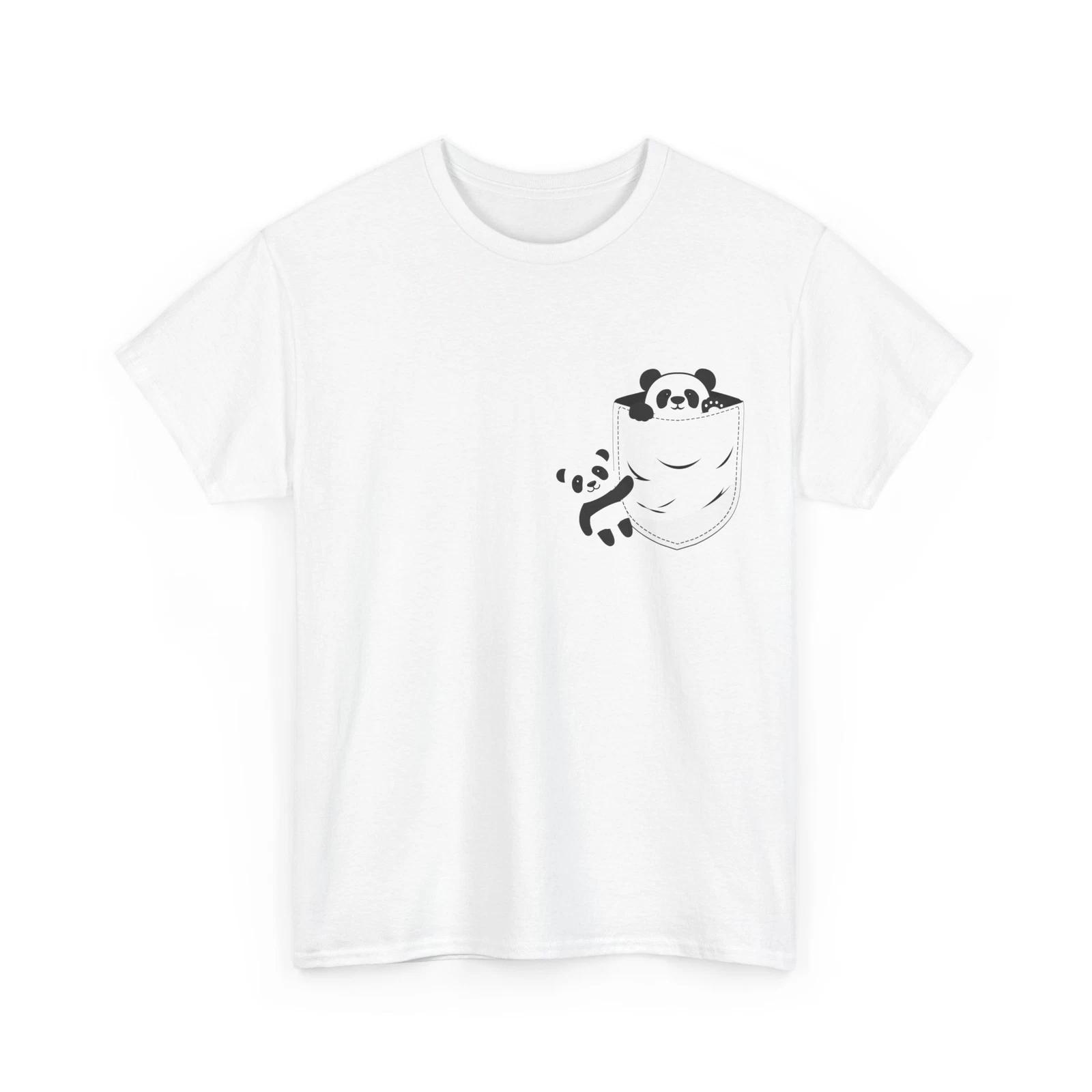 Panda Shirt, Panda Pocket Animals Panda Lovers Women Men T-shirt S