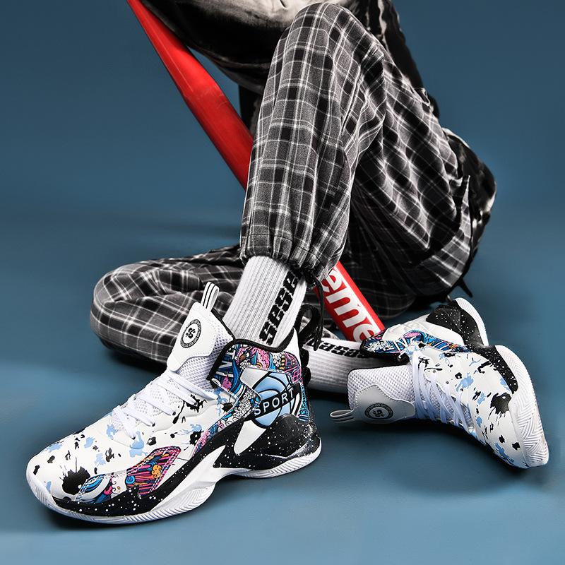 

Новинка 2024 года, мужская и женская спортивная обувь, модные сетчатые дышащие спортивные повседневные баскетбольные кроссовки