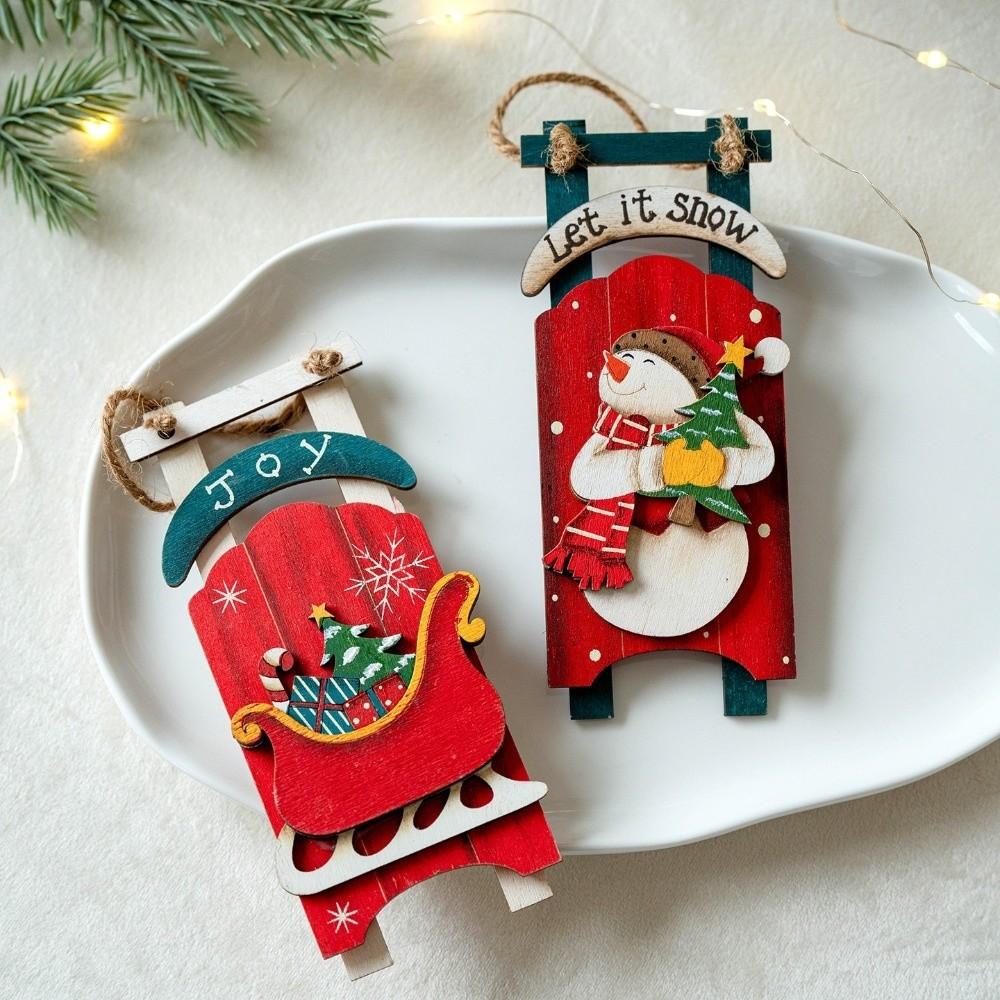 Pendant Style Christmas Tree Pendant Hanging Design Santa Claus Decoration Home Holiday Decor