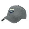 Washed Canvas Baseball Cap with Stadium Logo Embroidery Classic Vintage Style Adjustable Fit for Unisex and Women