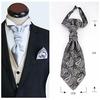 [NECOTIA] Amazon Exclusive Brand Necktie - Plain Paisley Pattern, One-Touch Fastening Ascot Tie - Perfect for Weddings, Graduations, Concerts,