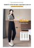 Plus Size Maternity Lantern-Style Cropped Pants - Comfortable, Non-Tight Belly & Cuffed for Spring and Autumn