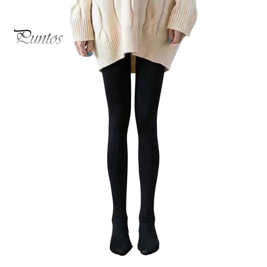 

Женские зимние колготки с эластичной плюшевой подкладкой, однотонные, со средней талией, сохраняющие тепло, короткая юбка, платье, подходящие к низу, леггинсы, женские колготки A чёрный