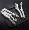 304 Heat-Resistant Dessert & Pastry Tongs - Anti-Scalding, High-Temp Hollow Cake Tongs