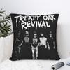 Country Muziekband Treaty Oak Revival Kussensloop Zachte Kussenhoes Retro Trendy Kussenhoes Voor Woonkamer Bed Stoel