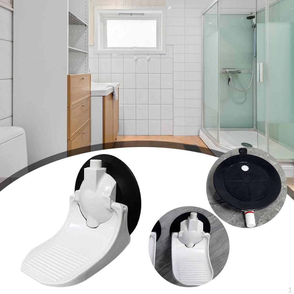 Duschfußstütze Rasierbein-Stufenhilfe Pedal Saugfuß Badezimmer für Hotel Haushalt