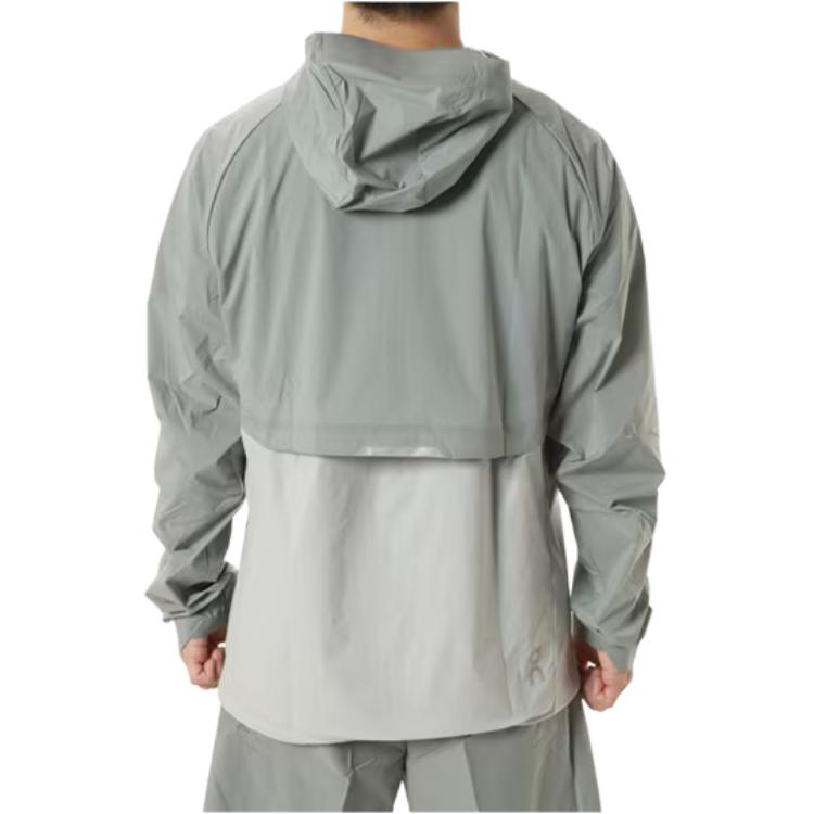 Spliced Zipper Long Sleeve Hooded Jacket Men jackets 1ME10333643