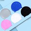 Professional PU Silicone Swimming Cap Set for Men Women Comfortable Waterproof Adult Non-Tightening Swim Cap