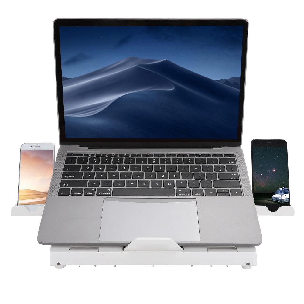 

Многофункциональная складная подставка для ноутбука/планшета из алюминиевого сплава с противоскользящим листом и панелью