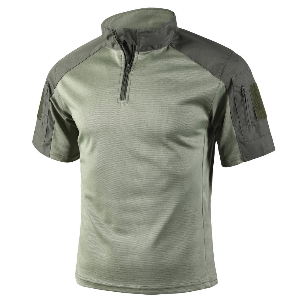 Men's Summer Short Sleeved American Camouflage Outdoor Training Suit