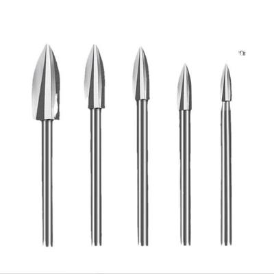 3mm Shank Wood Engraving Bit 3-8mm Carbide Grinding Burr for Woodworking Drilling Carving Engraving Bit Woodworking Tool