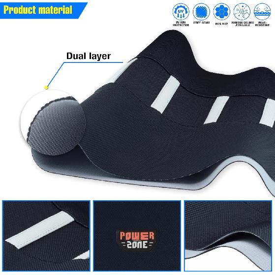 Motorcycle Universal Seat Cover Non-Slip Rubber Striped Gripper Soft Sewing For CRF WR WRF RMZ YZF SXF EXC EXC XC SX CR KLX Dirt Pit Bike Motocross