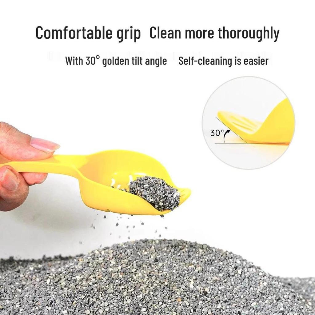 Golden Hamster Dual-Use Bath & Food Scoop with Toilet Shovel