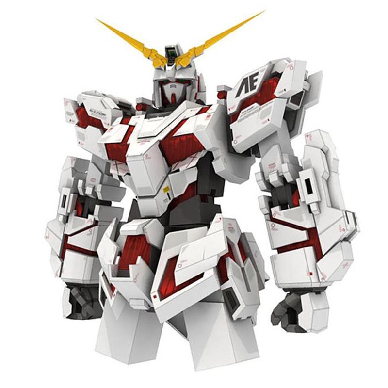 

3D Бумажная Модель Gundam Rx-0 Бюст Положительные Пропорции Игрушки DIY Papercraft