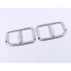 For Mitsubishi RVR ASX Outlander Sport ES   ABS Chrome Front Fog Light Lamp Cover Trim Molding Bezel Garnish Sticker