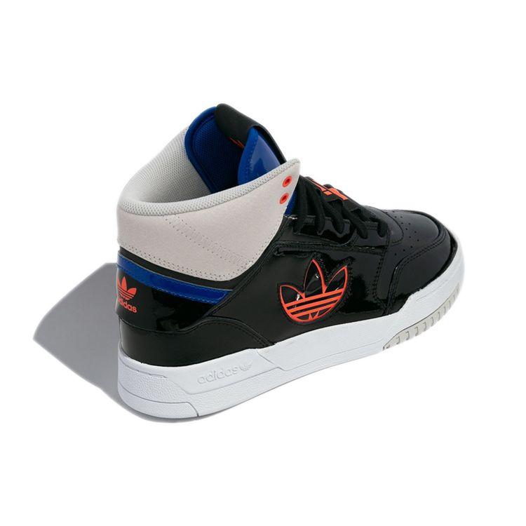 Adidas Originals Drop Step XLT Comfortable Durable Supportive High-Top Skate Shoes Unisex Sneakers Charcoal-Black FX7684