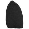 Back Cushion Black 45 X 20 X 35 Cm Fabric