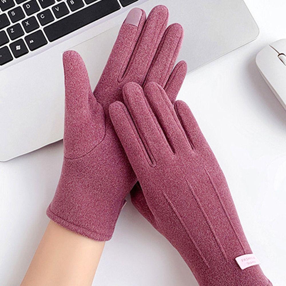 Sport Non-slip Riding Cycling Windproof Full Finger Mittens Coldproof Winter Gloves