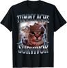 I Survived Today's Tummy Ache Survivor Funny Cat Meme T-Shirt Unisex T-Shirt