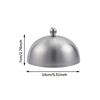 Stainless Steel Frying Pan Covers Round Pot Lids Cover Cookware Cheese Melting Dome for Sandwiches Steak Barbecue Burgers