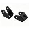 Motorcycle Spotlight Mount Bracket Base for 368G Motorcycle, Metal Auxiliary Lamp Support Set with 2 Brackets and 2 Mounting Screws Included