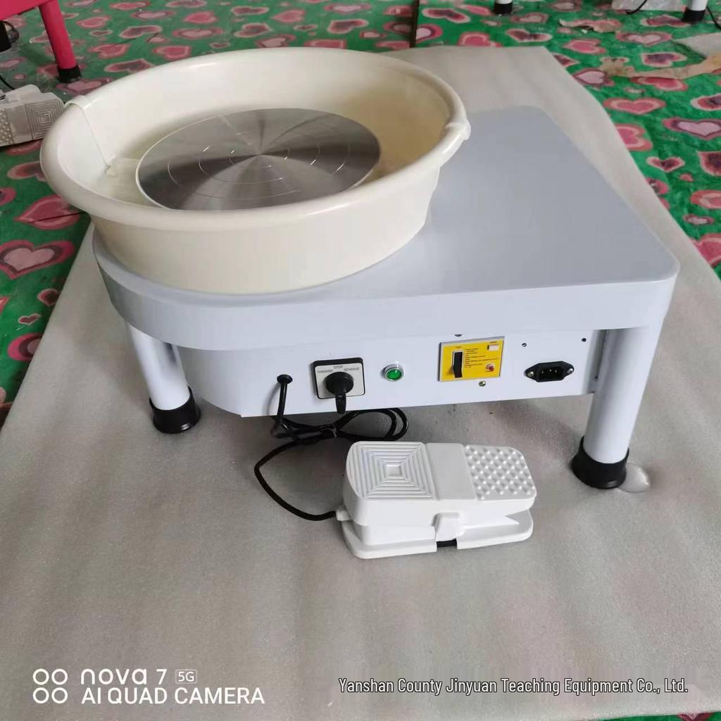 Electric Pottery Wheel for Home & School - Stepless Speed, Ideal for Children & Adults