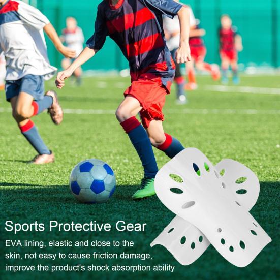2Pcs Soccer Shin Guards for Kids & Adults Soft EVA Padded Shock Absorption Shin Pads Professional Insert Type Football