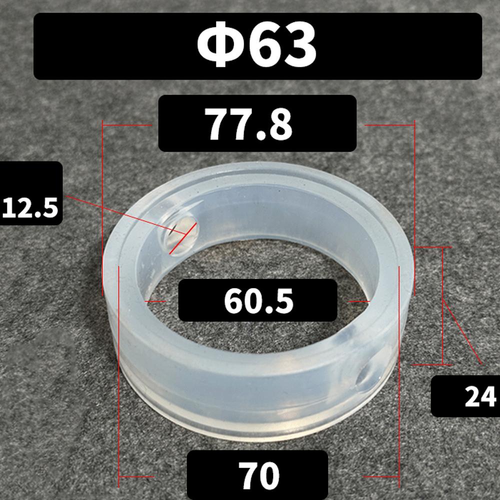 38 51 63 76 102mm EPDM VMQ Santiary Seal Gasket Replacement For 1.5" 2" 2.5" 3" 4" Tri Clamp Butterfly Valve Homebrew